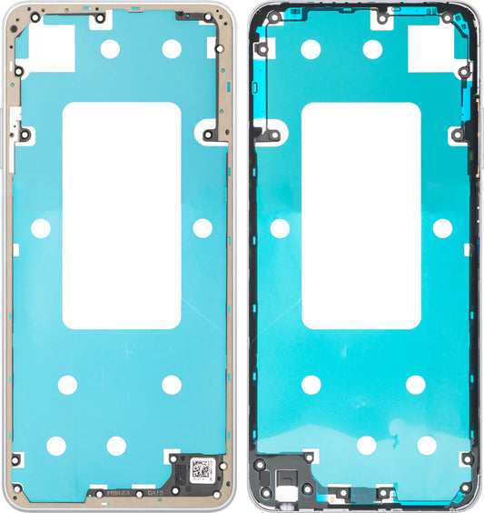Srednji kućište Oppo A5 4G, Srebrna (Mist White), Service Pack 612118001142