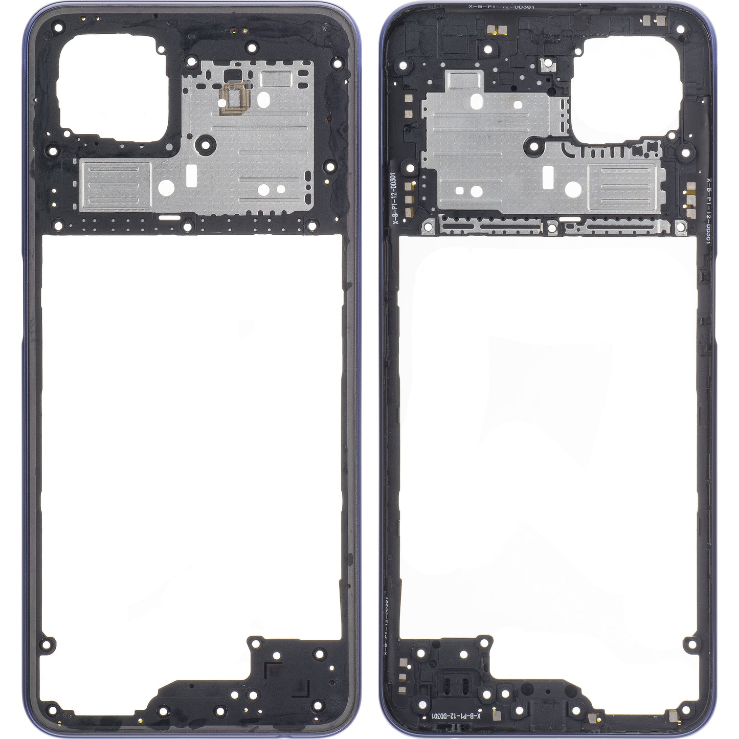 Srednje kućište Oppo A92, tamnoplavo