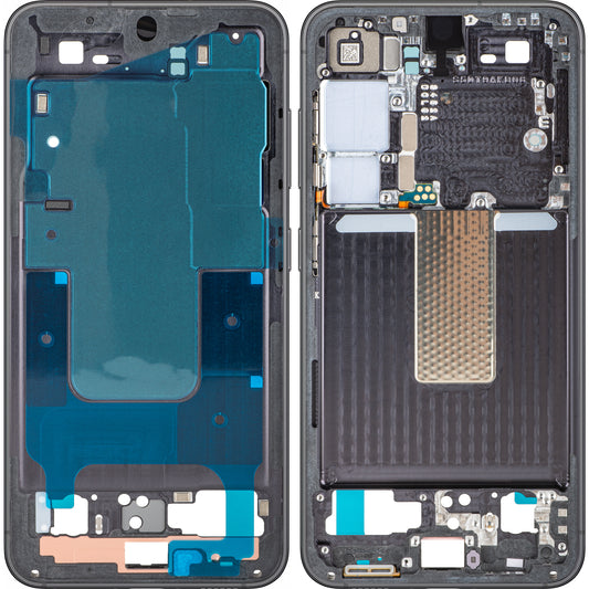 Srednji okvir Samsung Galaxy S23 S911, Crna (Phantom Black), Service Pack GH96-15624A