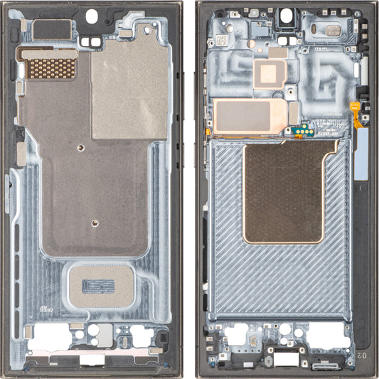Srednji kućište Samsung Galaxy S24 Ultra S928, Crna, Zamjena