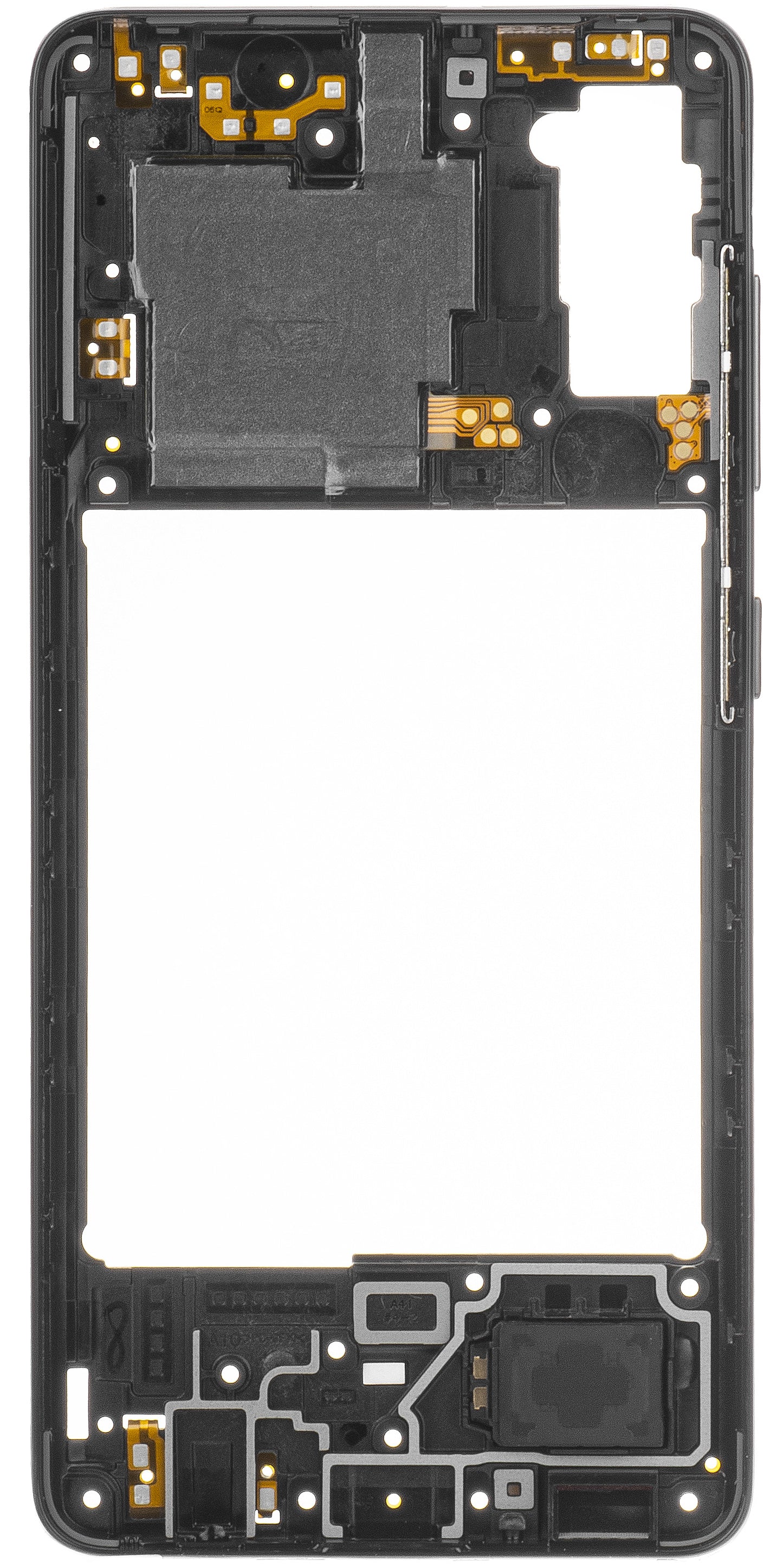 Srednji okvir Samsung Galaxy A41 A415, Crni