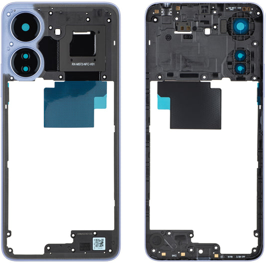 Središnje kućište Xiaomi Poco C65, Ljubičasto, Service Pack 560003C3UP00