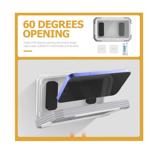 Kućište za zid s dodirnom membranom Techsuit LC-888 za telefon, vodootporno, sivo