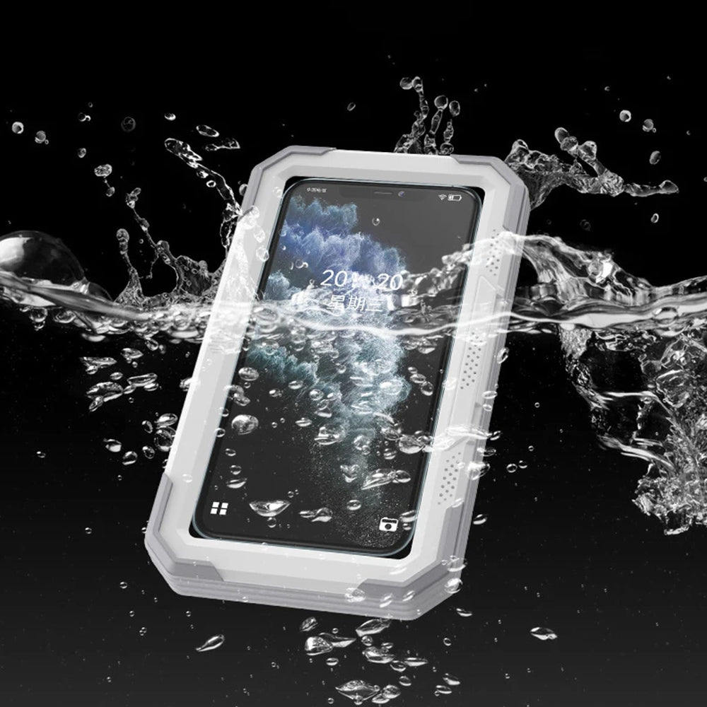Kućište za zid s dodirnom membranom Techsuit LC-888 za telefon, vodootporno, sivo