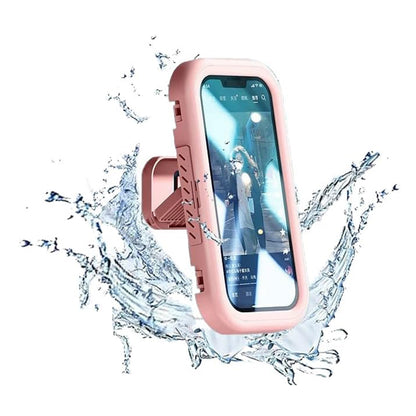 Zidna futrola s dodirnom membranom Techsuit LC-999 za telefon, vodootporna, roza