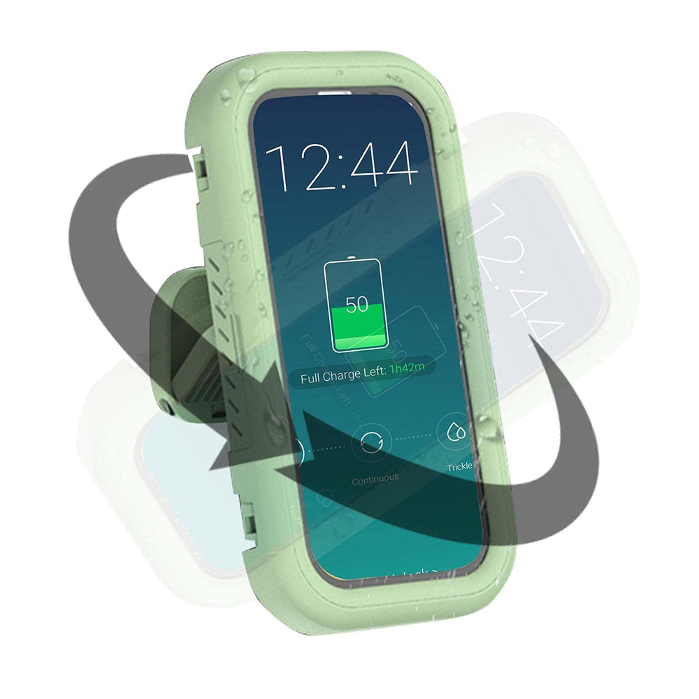 Zidna futrola s membranom na dodir Techsuit LC-999 za telefon, vodootporna, zelena
