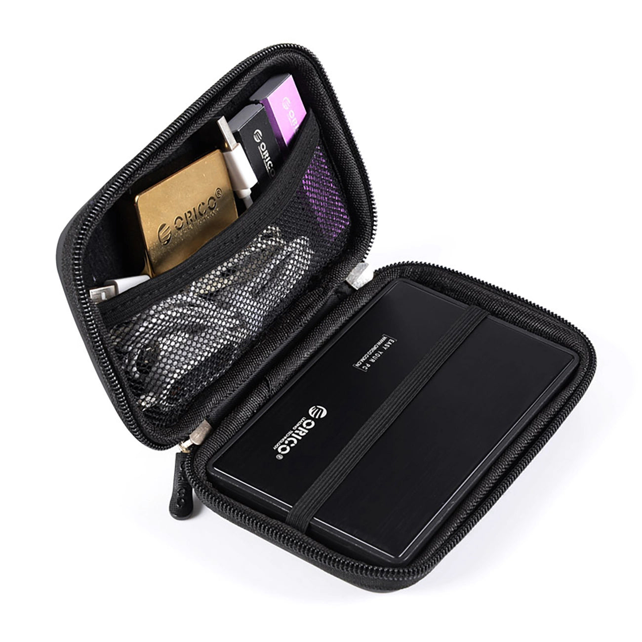 Zaštitna torbica Orico PHL-25 za HDD / SSD 2.5 inča, Crna