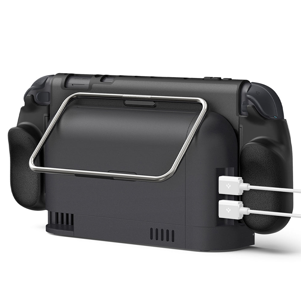 Zaštitno kućište Spigen Dual Grip Pro za Nintendo Switch 2 konzolu, Crna ACS10196
