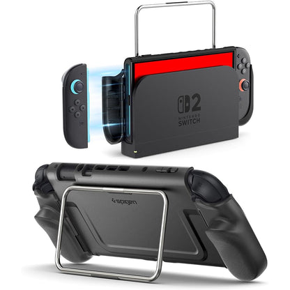 Zaštitno kućište Spigen Dual Grip Pro za Nintendo Switch 2 konzolu, Crna ACS10196
