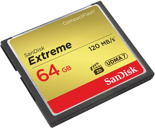 Card Memorie CompactFlash SanDisk Extreme, 64Gb, UDMA 7 SDCFXSB-064G-G46