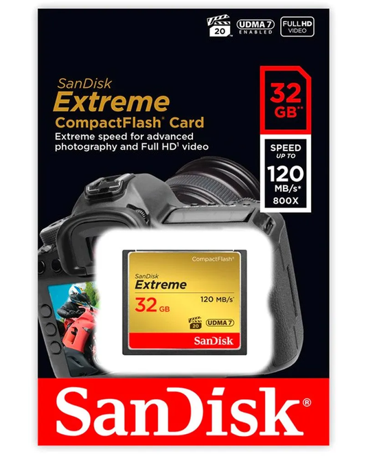 CompactFlash memorijska kartica SanDisk Extreme, 32Gb, UDMA 7 SDCFXSB-032G-G46