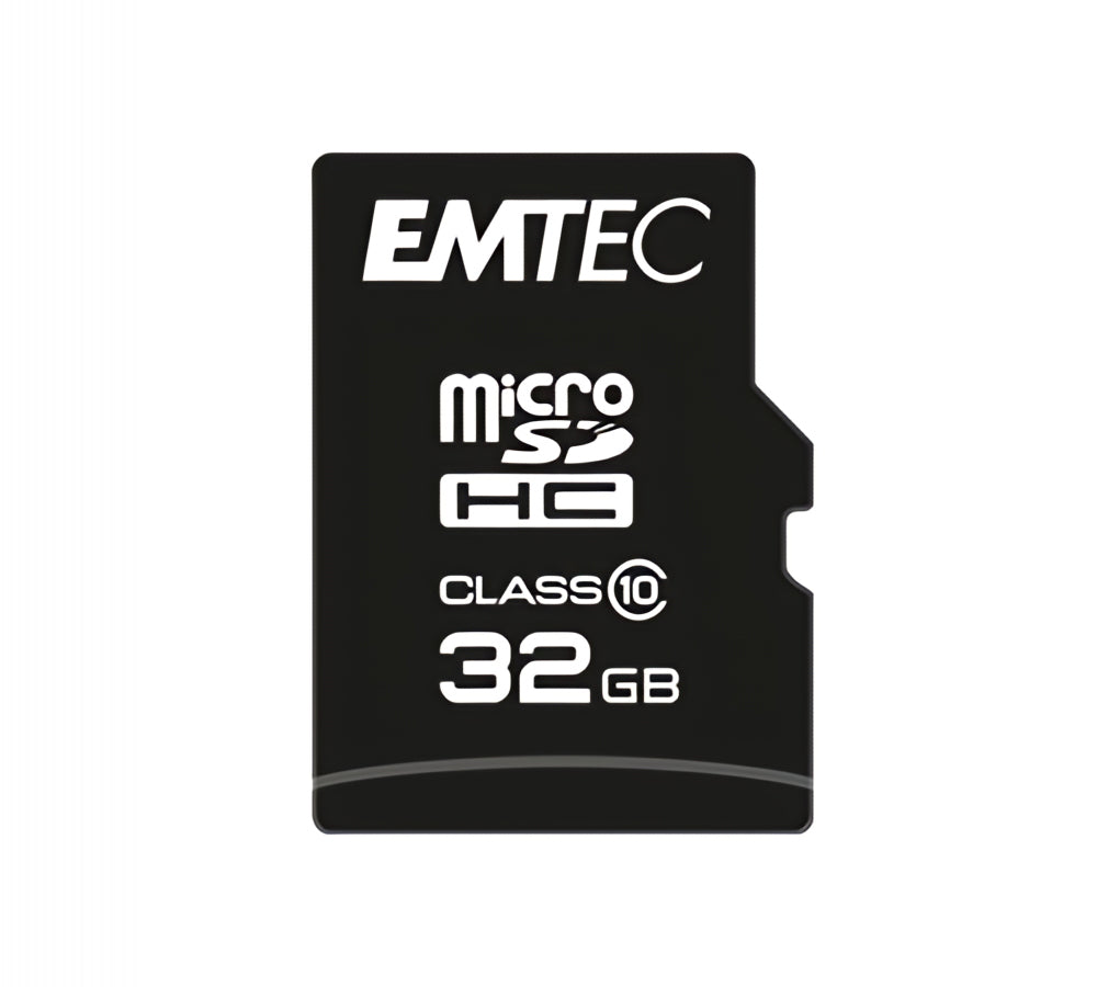 Memorijska kartica microSDHC Emtec C10 Classic, 32Gb, Klasa 10, s čitačem kartica i adapterom ECMSDM32GHC10CGRA2