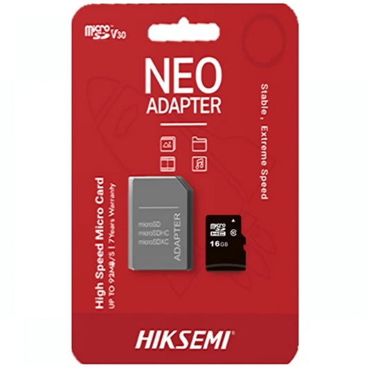 Kartica memorije microSDHC Hiksemi, 16Gb, Klasa 10, S adapterom HS-TF-C1/16G/a