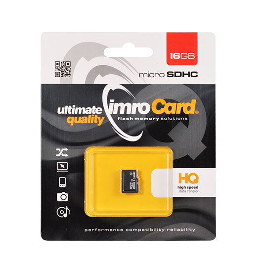 microSDHC memorijska kartica Imro, 16Gb, Klasa 10 / UHS-1 U1