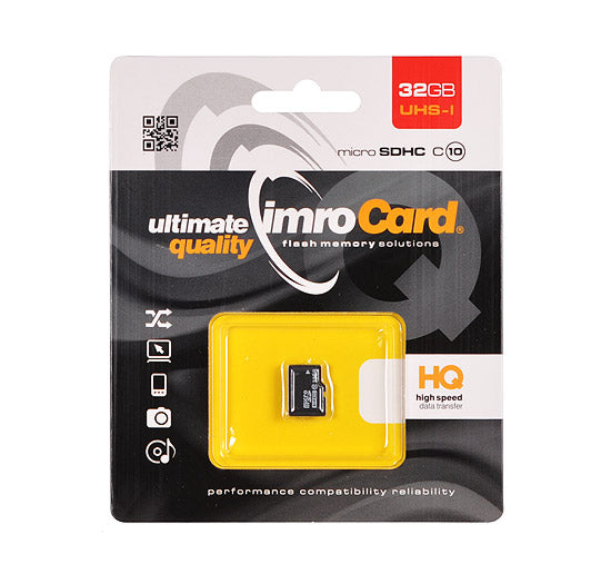 Memorijska kartica microSDHC Imro, 32Gb, Klasa 10 / UHS-1 U1