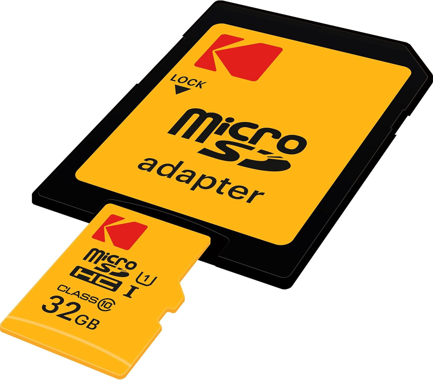 Memorijska kartica microSDHC Kodak Premium Performance, 32Gb, Klasa 10 / UHS-1 U1, s adapterom EKMSDM32GHC10K