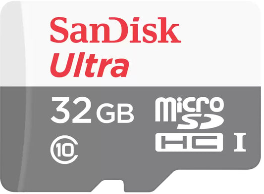 Memorijska kartica microSDHC SanDisk Ultra, 32Gb, Klasa 10, S adapterom SDSQUNR-032G-GN3MA