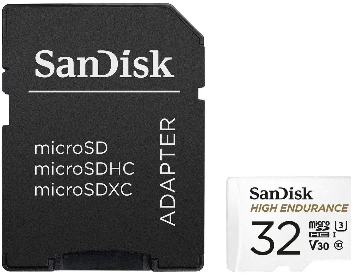 microSDHC memorijska kartica SanDisk High Endurance, 32Gb, Klasa 10 / UHS-1 U3, S adapterom SDSQQNR-032G-GN6IA