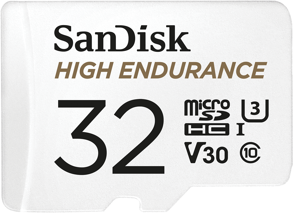 microSDHC memorijska kartica SanDisk High Endurance, 32Gb, Klasa 10 / UHS-1 U3, S adapterom SDSQQNR-032G-GN6IA