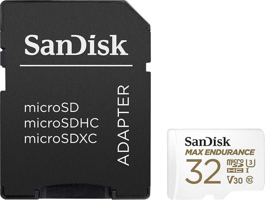 Memorijska kartica microSDHC SanDisk MAX Endurance, 32Gb, Klasa 10 / UHS-1 U3, S adapterom SDSQQVR-032G-GN6IA
