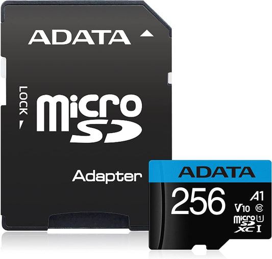 Memorijska kartica microSDXC Adata Premier, 256Gb, Klasa 10 / UHS-1 U1, S adapterom AUSDX256GUICL10A1-RA1