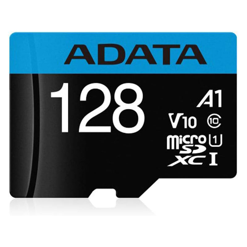 microSDXC memorijska kartica Adata Premier, 128Gb, Klasa 10 / UHS-1 U1, S adapterom AUSDX128GUICL10A1-RA1