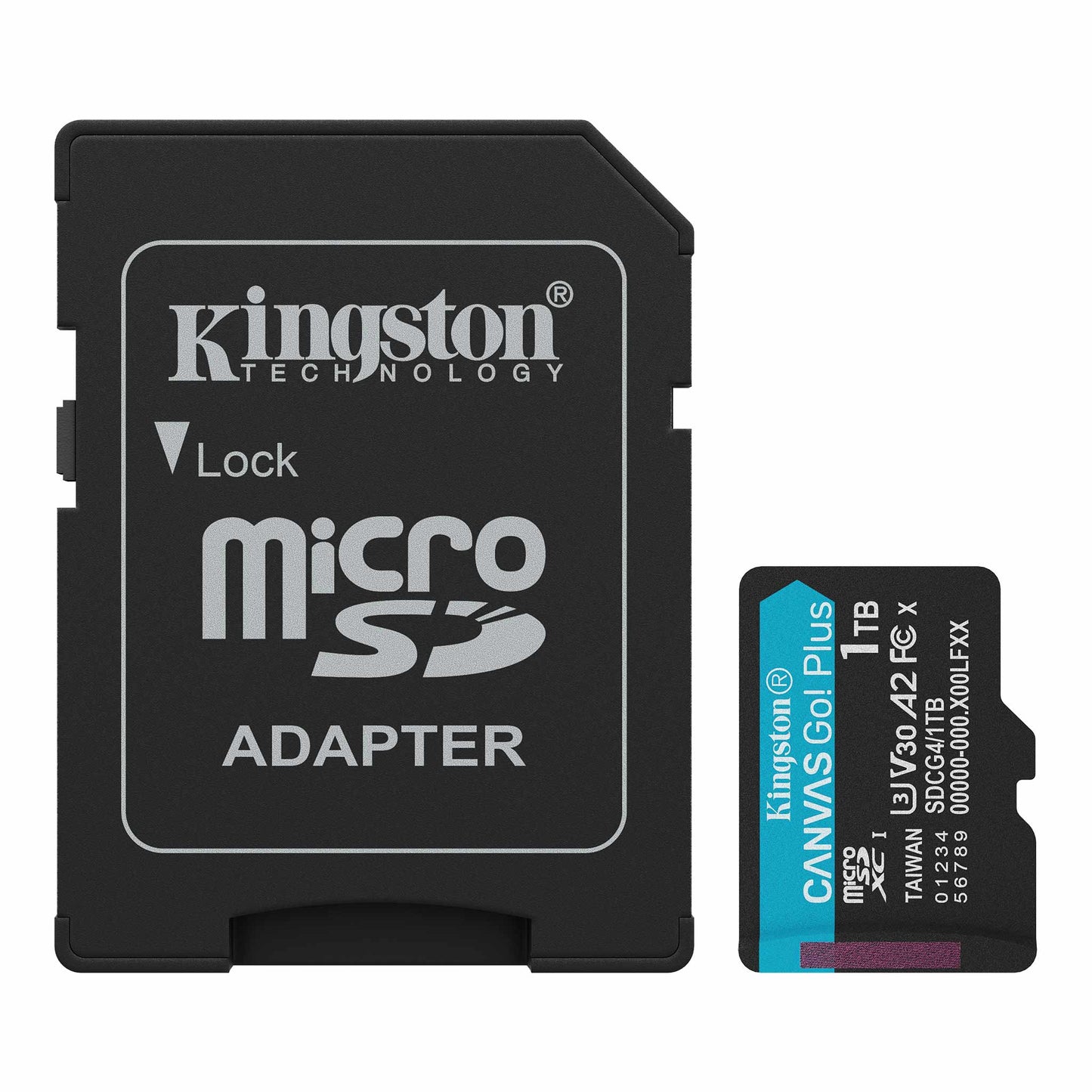 Memorijska kartica microSDXC Kingston Canvas Go Plus Android A2, 1TB, Klasa 10 / UHS-1 U3, S adapterom ‎SDCG4/1TB