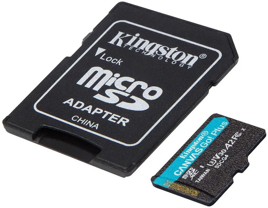 Memorijska kartica microSDXC Kingston Canvas Go Plus Android A2, 128Gb, Klasa 10 / UHS-1 U3, S adapterom SDCG4/128GB