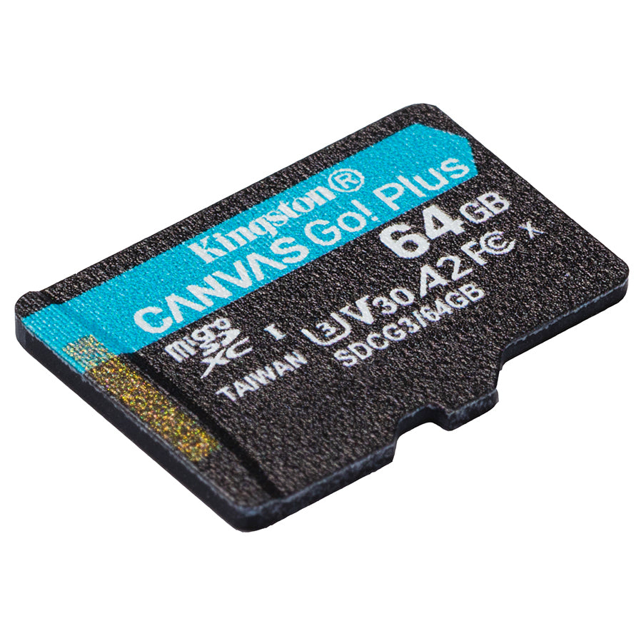 Memorijska kartica microSDXC Kingston Canvas Go Plus, 64Gb, Klasa 10 / UHS-1 U3 SDCG3/64GBSP