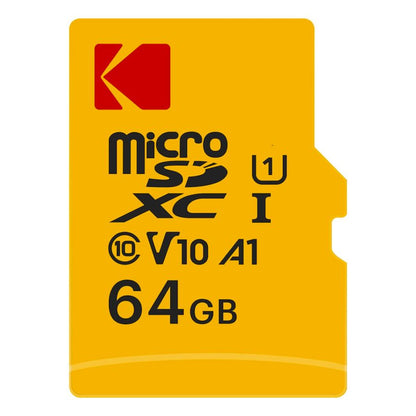 Memorijska kartica microSDXC Kodak, 64Gb, Klasa 10 / UHS-1 U1, S adapterom EKMSDM64GXC10K