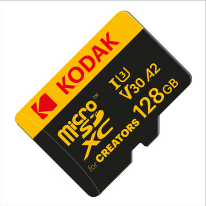 Kartica memorije microSDXC Kodak for Creators, 128Gb, Klasa 10 / UHS-1 U3, S adapterom EKMSDM128GXCU3CR