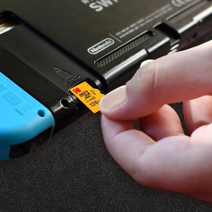 Memorijska kartica microSDXC Kodak Premium Performance, 128Gb, Klasa 10 / UHS-1 U1, S adapterom EKMSDM128GXC10K