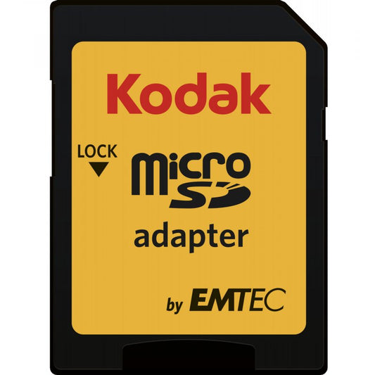 Memorijska kartica microSDXC Kodak, 64Gb, Klasa 10 / UHS-1 U1, S adapterom EKMSDM64GXC10K