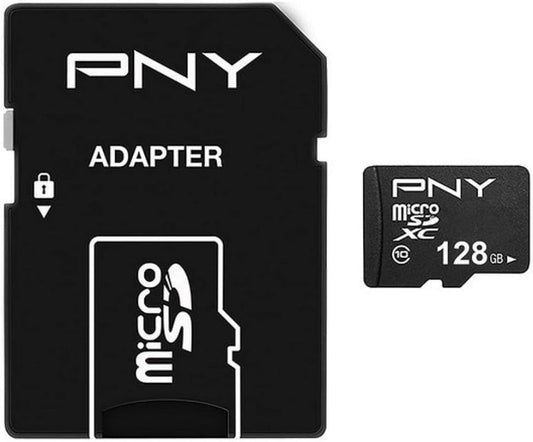 Memorijska kartica microSDXC PNY Performance Plus, 128Gb, Klasa 10, S adapterom P-SDU12810PPL-GE