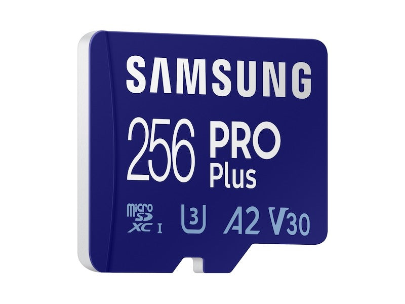 Memorijska kartica microSDXC Samsung PRO Plus, 256Gb, Klasa 10 / UHS-1 U3, s adapterom MB-MD256KA