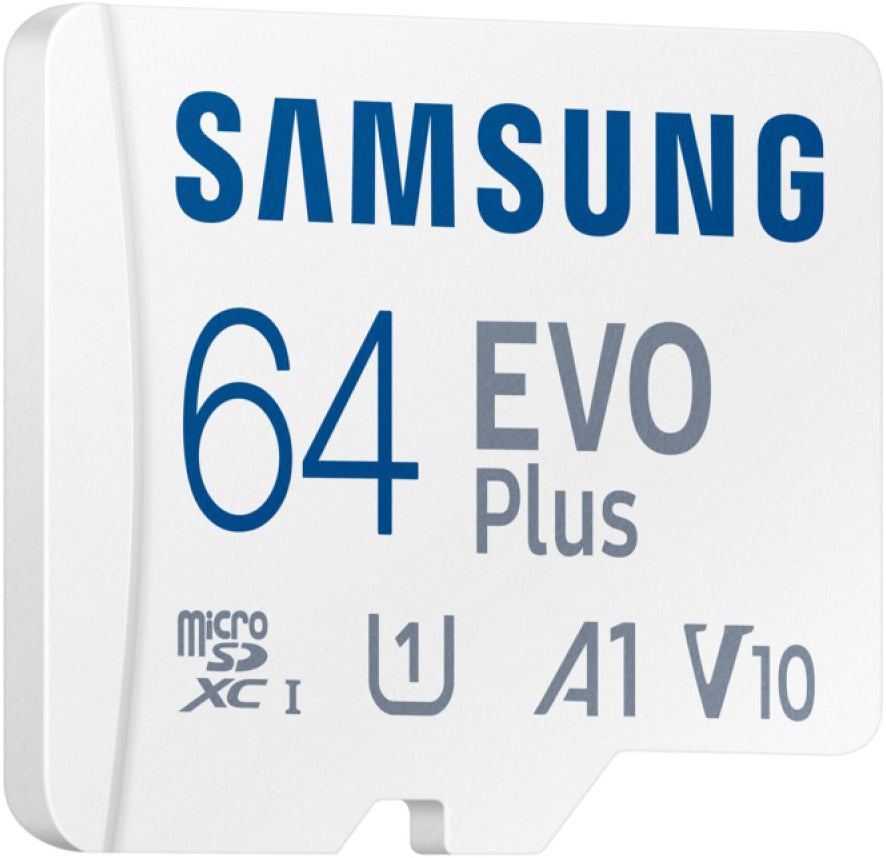 Memorijska kartica microSDXC Samsung Evo Plus, 64Gb, Klasa 10 / UHS-1 U1, S adapterom MB-MC64SA/EU