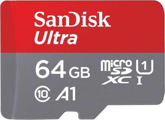 Memorijska kartica microSDXC SanDisk Ultra Android A1, 64Gb, Klasa 10 / UHS-1 U1 SDSQUAB-064G-GN6MN