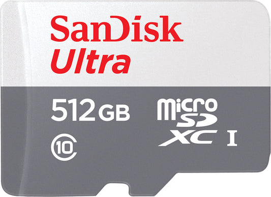Memorijska kartica microSDXC SanDisk Ultra, 512Gb, Klasa 10 SDSQUNR-512G-GN3MN