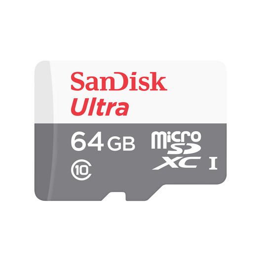 Memorijska kartica microSDXC SanDisk Ultra, 64Gb, Klasa 10, S adapterom SDSQUNR-064G-GN6TA
