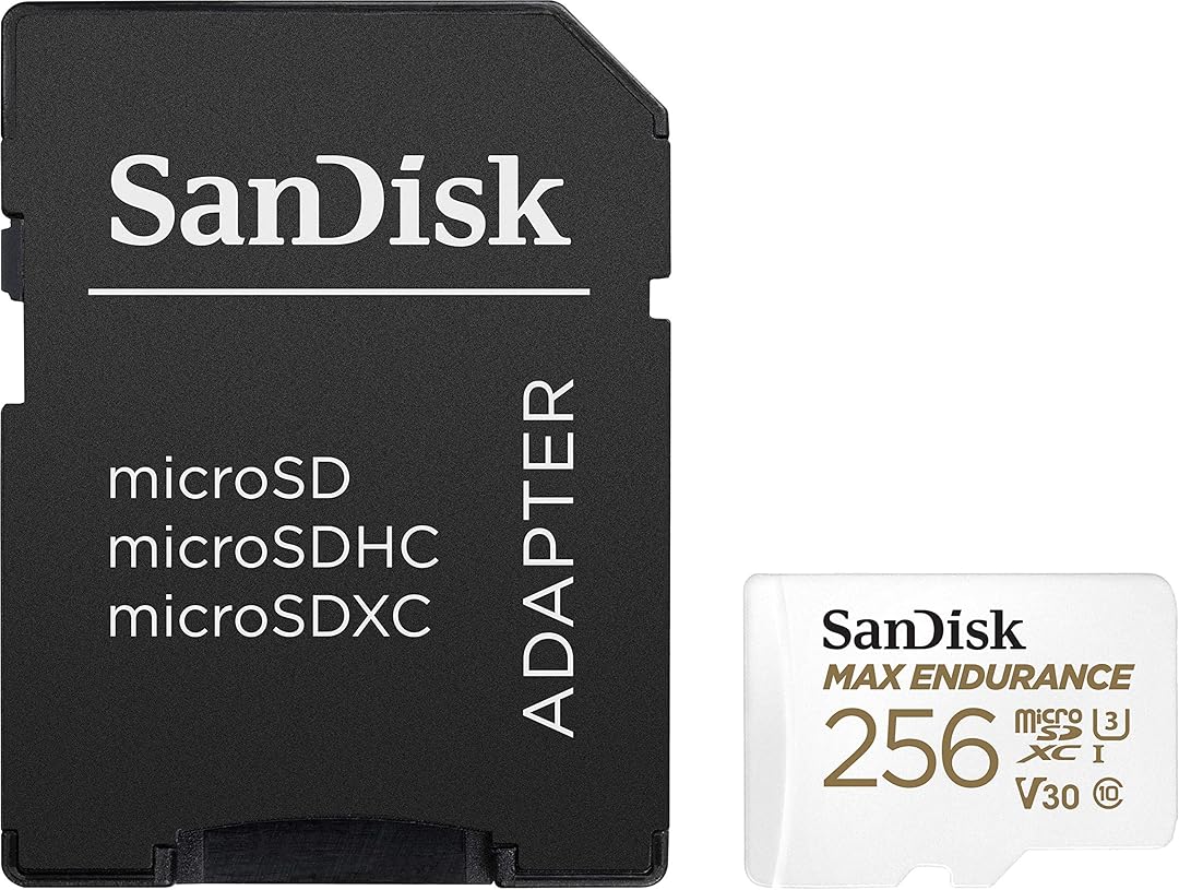 Memorijska kartica microSDXC SanDisk MAX Endurance, 256Gb, Klasa 10 / UHS-1 U3, S adapterom SDSQQVR-256G-GN6IA