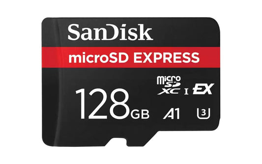 Memorijska kartica microSDXC SanDisk Express, 128Gb, Klasa 10 / UHS-1 U3 SDSQXFN-128G-GN4NN