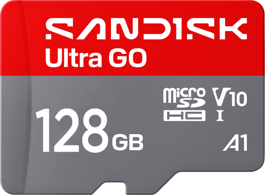 microSDXC memorijska kartica SanDisk Ultra GO Android A1, 128Gb, Klasa 10 / UHS-1 U1 SDSQUGN-128G-GN6MN
