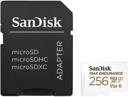 Memorijska kartica microSDXC SanDisk High Endurance, 256Gb, Klasa 10 / UHS-1 U3, S adapterom SDSQQNR-256G-GN6IA