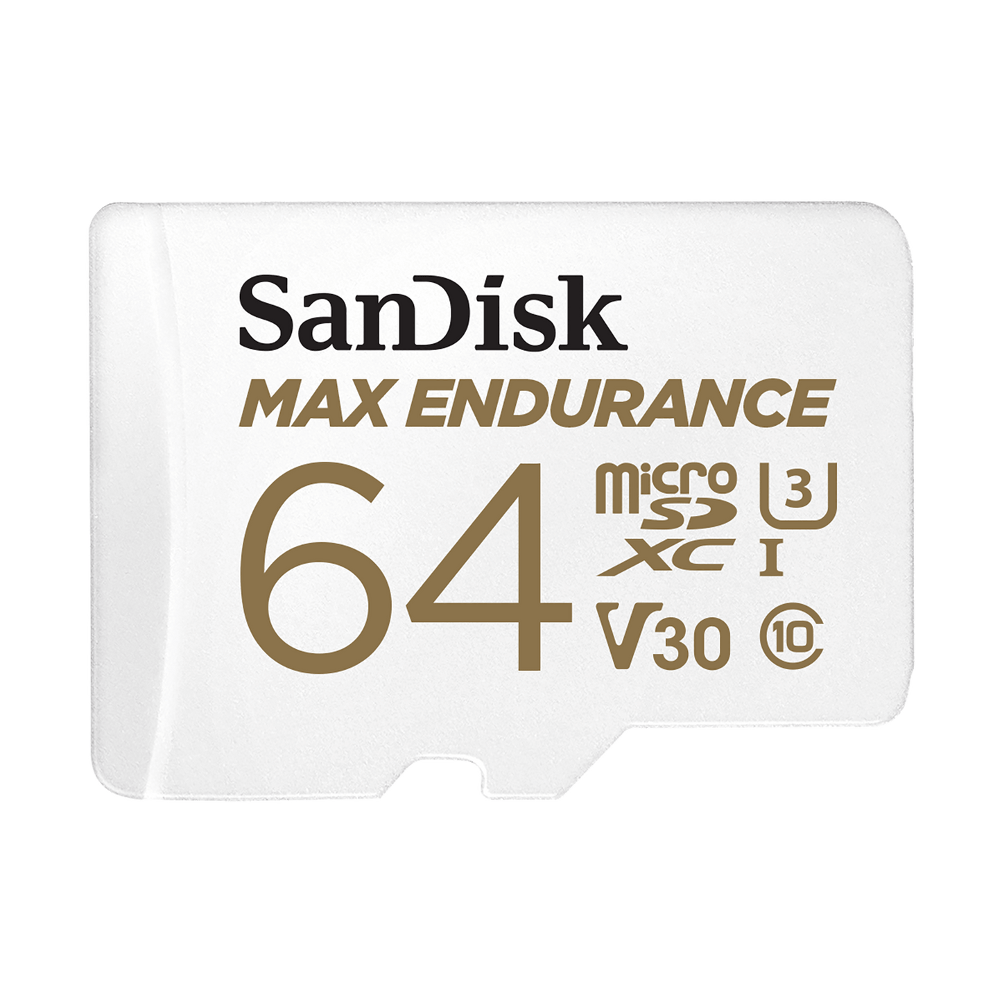 Memorijska kartica microSDXC SanDisk MAX Endurance, 64Gb, Klasa 10 / UHS-1 U3, S adapterom SDSQQVR-064G-GN6IA
