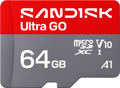 Memorijska kartica microSDXC SanDisk Ultra GO Android A1, 64Gb, Klasa 10 / UHS-1 U1 SDSQUGN-064G-GN6MN