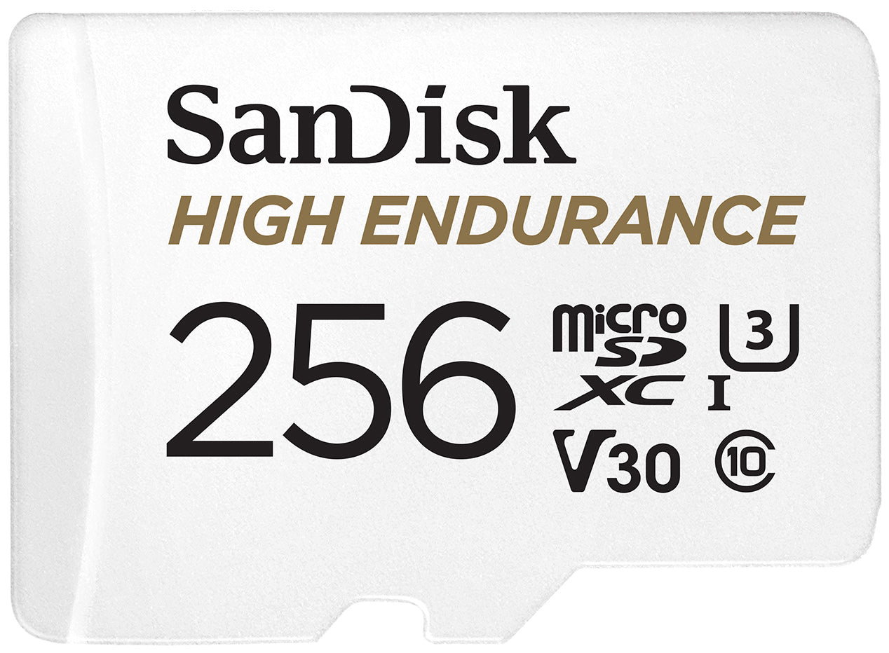 Memorijska kartica microSDXC SanDisk High Endurance, 256Gb, Klasa 10 / UHS-1 U3, S adapterom SDSQQNR-256G-GN6IA
