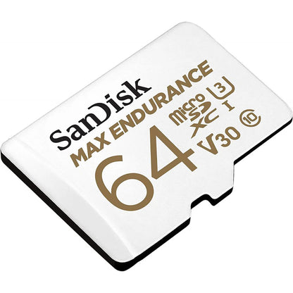 Memorijska kartica microSDXC SanDisk MAX Endurance, 64Gb, Klasa 10 / UHS-1 U3, S adapterom SDSQQVR-064G-GN6IA