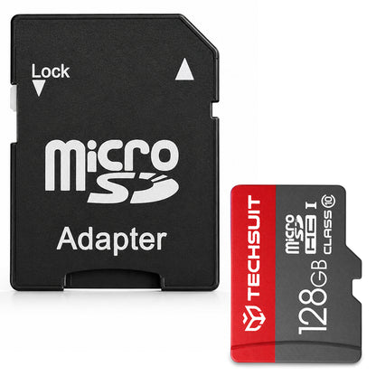 Memorijska kartica microSDXC Techsuit THCM26, 128Gb, Klasa 10, S Adapterom