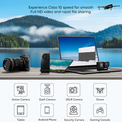 Memorijska kartica microSDXC Techsuit THCM26, 128Gb, Klasa 10, S Adapterom