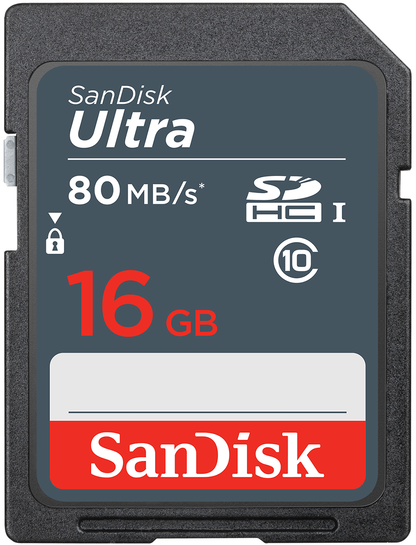 SDHC memorijska kartica SanDisk Ultra, 16Gb, Klasa 10 SDSDUNS-016G-GN3IN